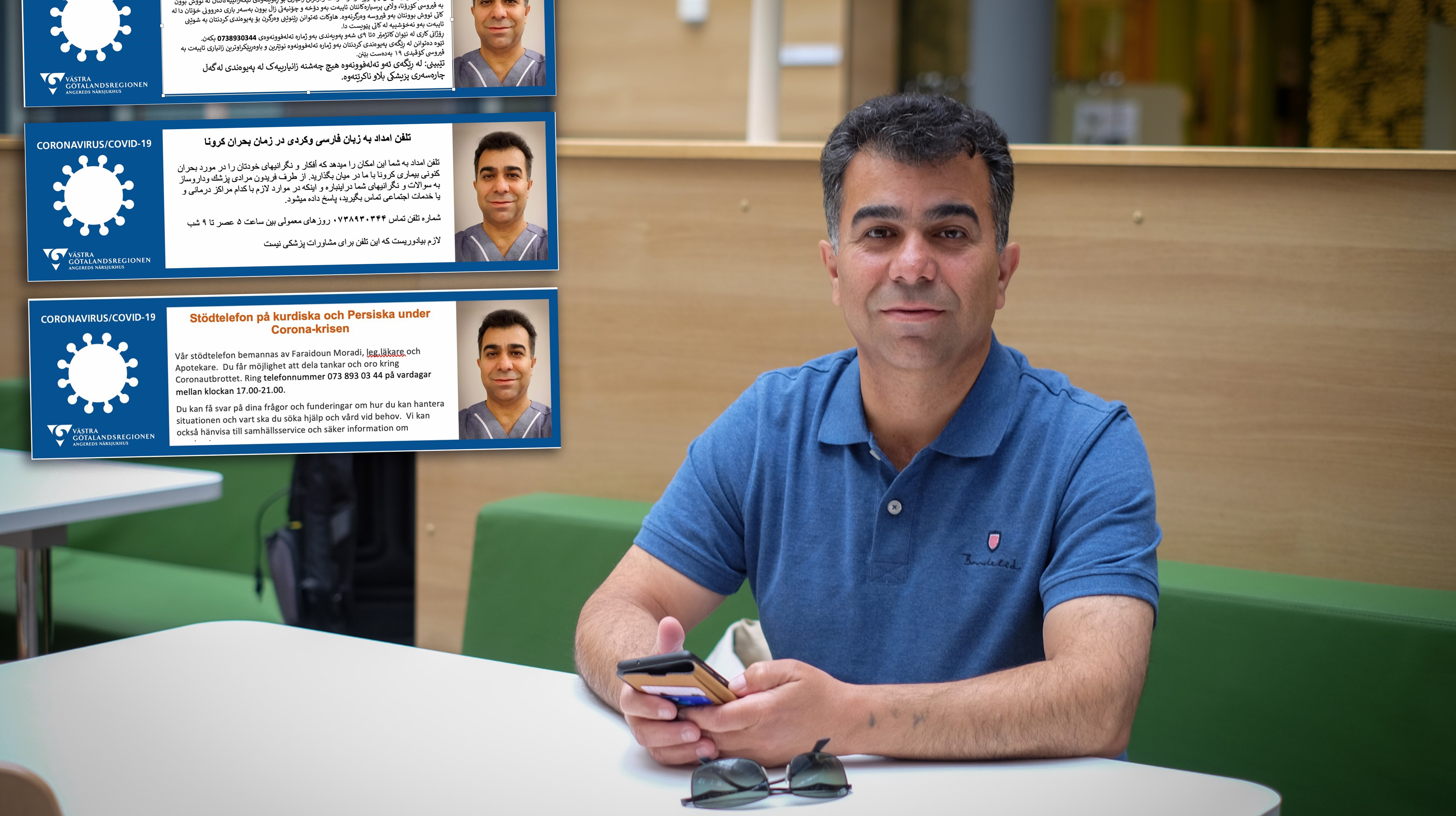 Faraidoun Moradi, läkare.