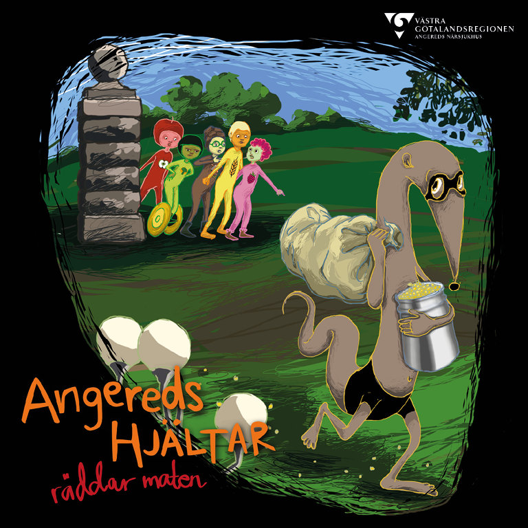 Omslag till boken Angereds Hjältar räddar maten.